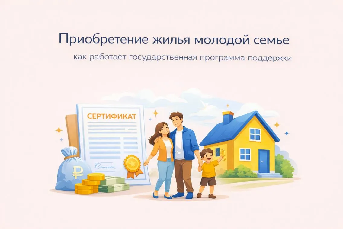 Приобретение жилья молодой семье